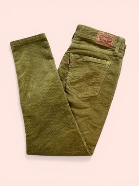Levi's Women’s Size 31 Tan Corduroy High Rise Skinny Jeans